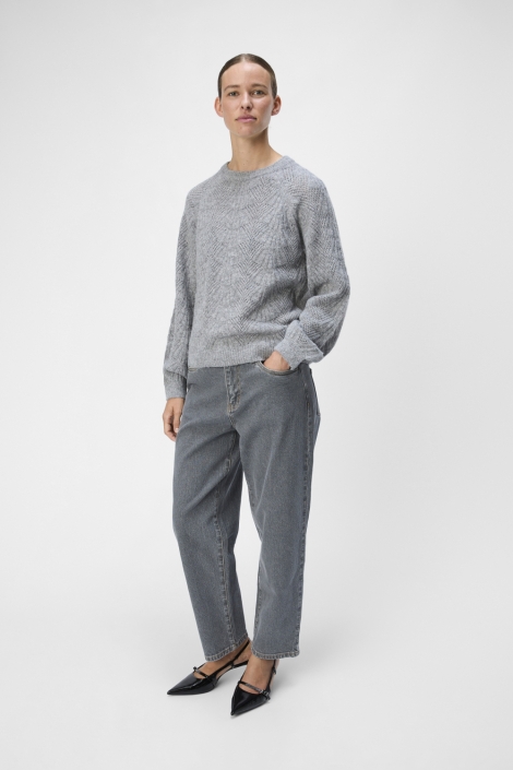 Object objflora re l/s knit pullover noos